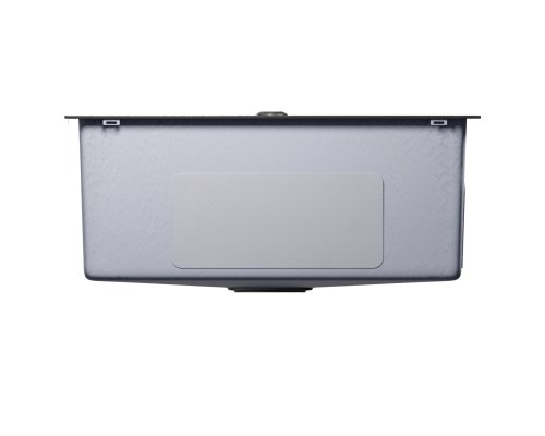 Кухонная мойка 60х45  вып 3 1/2  MIXLINE PRO 22см с сифоном черный графит НАНО (552933)