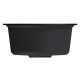 Мойкa MIXLINE ML-GM10 круглая ультра-черная (344) 440мм (глуб. чаши 180) NEW (551817)