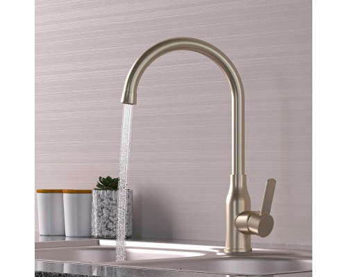 Смеситель для кухни 35k MIXLINE MLSS-0321 трубчатый излив (536275) Смеситель для кухни 35k MIXLINE MLSS-0321 трубчатый излив (536275)