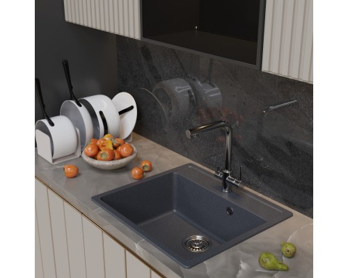 Мойка MIXLINE ML-GM15 антрацит (343) 560*500*180мм NEW (551921) Мойка MIXLINE ML-GM15 антрацит (343) 560*500*180мм NEW (551921)