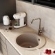 Мойкa MIXLINE ML-GM13 круглая  песочная (302) 495мм (глуб. чаши 200) NEW (551888)