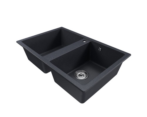 Мойка MIXLINE ML-GM23 двухчашевая антрацит (343) 770*500*190мм NEW (552044) Мойка MIXLINE ML-GM23 двухчашевая антрацит (343) 770*500*190мм NEW (552044)