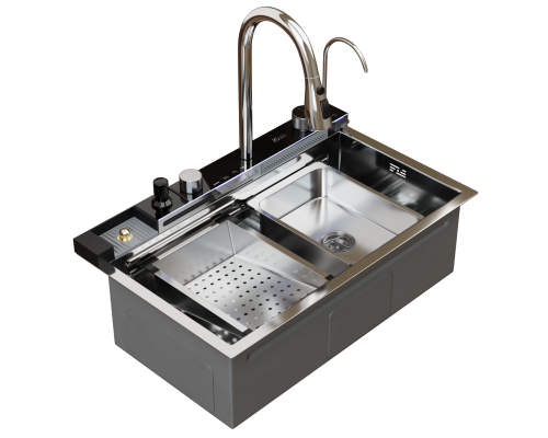 Мойка настол.монтаж MIXLINE PRO 75х46 (сатин) сиф+доз+смес+кол+д/р+о/с (554163) Мойка настол.монтаж MIXLINE PRO 75х46 (сатин) сиф+доз+смес+кол+д/р+о/с (554163)