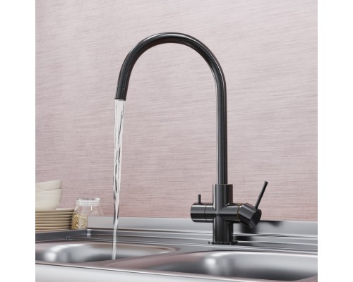 Смеситель для кухни 35k MIXLINE MLSS-03202 бронза подкл.к фильтру (543622) Смеситель для кухни 35k MIXLINE MLSS-03202 бронза подкл.к фильтру (543622)