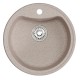 Мойкa MIXLINE ML-GM09 круглая песочная (302) 510 мм (глуб. чаши 190) NEW (551793)