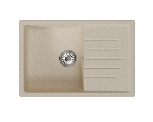 Мойка MIXLINE ML-GM19 с крылом  бежевая (328) 750*500*200мм NEW (551985)