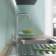 Смеситель для кухни MIXLINE ML13-032 высокий излив боковая ручка (530481)