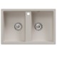 Мойка MIXLINE ML-GM23 двухчашевая белая (331) 770*500*190мм NEW (552041)