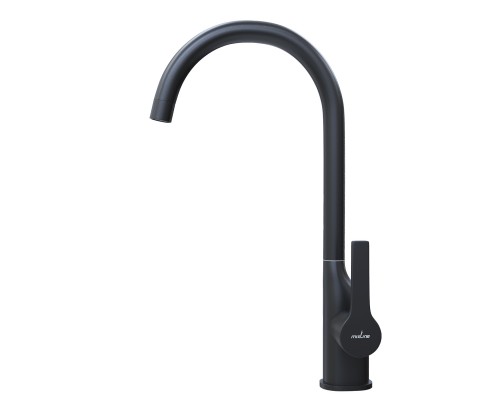 Смеситель для кухни 35k MIXLINE ML23-032 "Round Black" высокий излив боковая ручка (550749) Смеситель для кухни 35k MIXLINE ML23-032 "Round Black" высокий излив боковая ручка (550749)