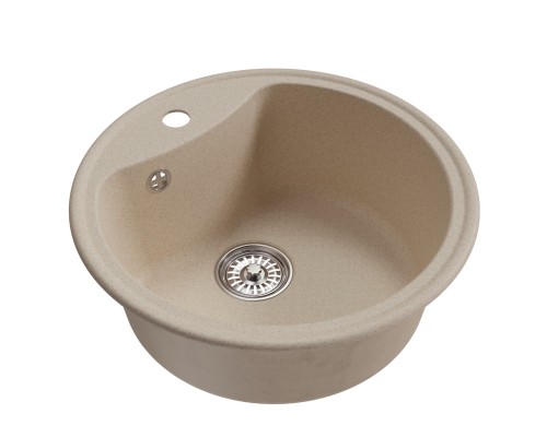 Мойкa MIXLINE ML-GM09 круглая, бежевая 510 мм глуб. чаши 190 (551800) Мойкa MIXLINE ML-GM09 круглая, бежевая 510 мм глуб. чаши 190 (551800)