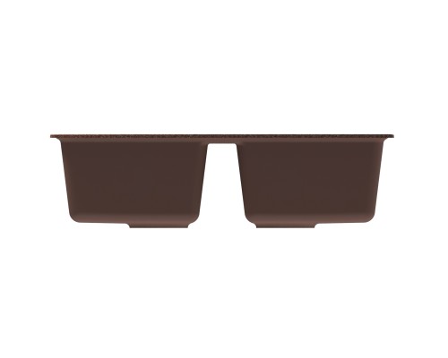 Мойка MIXLINE ML-GM23 двухчашевая  терракотовая (307) 770*500*190мм NEW (552036)