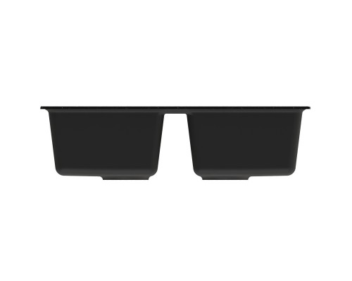 Мойка MIXLINE ML-GM23 двухчашевая  черная (308) 770*500*190мм NEW (552037)