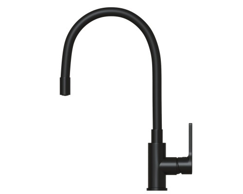 Смеситель для кухни 35k MIXLINE ML23-097 "Round Black" гибкий излив боковая ручка (553222) Смеситель для кухни 35k MIXLINE ML23-097 "Round Black" гибкий излив боковая ручка (553222)