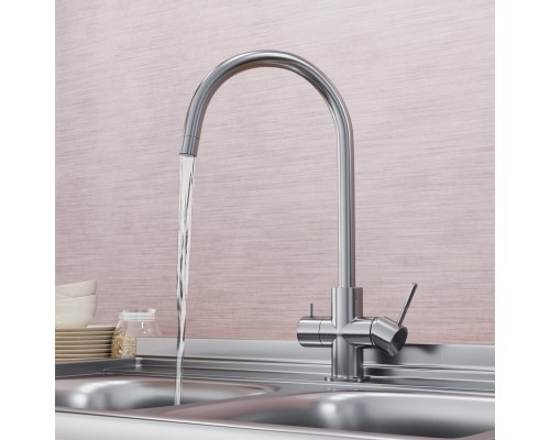 Смеситель для кухни 35k MIXLINE MLSS-03202 подкл.к фильтру (543621) Смеситель для кухни 35k MIXLINE MLSS-03202 подкл.к фильтру (543621)