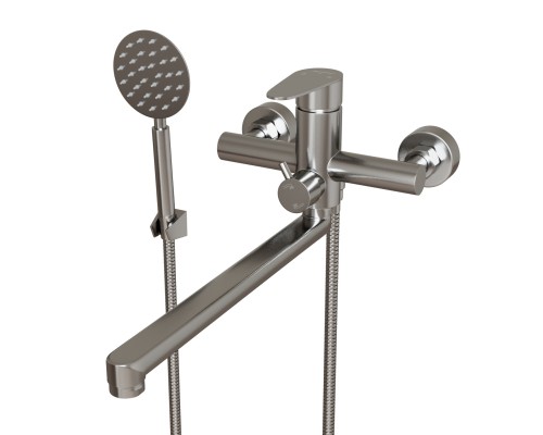 Смеситель для ванны и раковины 35k MIXLINE MLSS-02 нерж. (553236) Смеситель для ванны и раковины 35k MIXLINE MLSS-02 нерж. (553236)