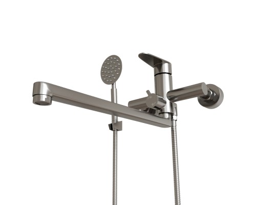 Смеситель для ванны и раковины 35k MIXLINE MLSS-02 нерж. (553236) Смеситель для ванны и раковины 35k MIXLINE MLSS-02 нерж. (553236)