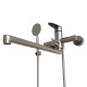 Смеситель для ванны и раковины 35k MIXLINE MLSS-02 нерж. (553236)