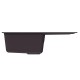 Мойка MIXLINE ML-GM19 с крылом, шоколад, 750*500*200мм NEW (551991)