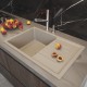 Мойка MIXLINE ML-GM19 с крылом  бежевая (328) 750*500*200мм NEW (551985)
