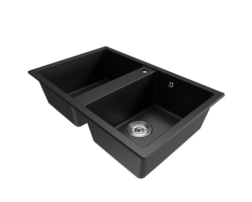 Мойка MIXLINE ML-GM23 двухчашевая ультра-черная (344) 770*500*190мм NEW (552045) Мойка MIXLINE ML-GM23 двухчашевая ультра-черная (344) 770*500*190мм NEW (552045)