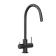 Смеситель для кухни 35k MIXLINE MLSS-03202 черный подкл.к фильтру (543623)