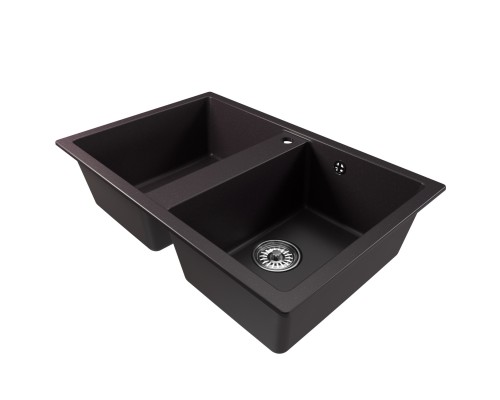 Мойка MIXLINE ML-GM23 двухчашевая, шоколад, 770*500*190мм NEW (552046) Мойка MIXLINE ML-GM23 двухчашевая, шоколад, 770*500*190мм NEW (552046)