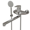 Смеситель для ванны и раковины 35k MIXLINE MLSS36-02 "Steel Kit" нерж. (553234) Смеситель для ванны и раковины 35k MIXLINE MLSS36-02 "Steel Kit" нерж. (553234)