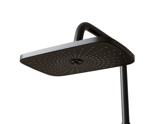 Душевая система MIXLINE ML34-06 "Solo Black" (смеситель 35К с изл+лейка 3поз.+душ.шланг+тропич.душ.) (553217) Душевая система MIXLINE ML34-06 "Solo Black" (смеситель 35К с изл+лейка 3поз.+душ.шланг+тропич.душ.) (553217)