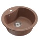 Мойкa MIXLINE ML-GM09 круглая терракотовая (307) 510 мм (глуб. чаши 190) NEW (551794)