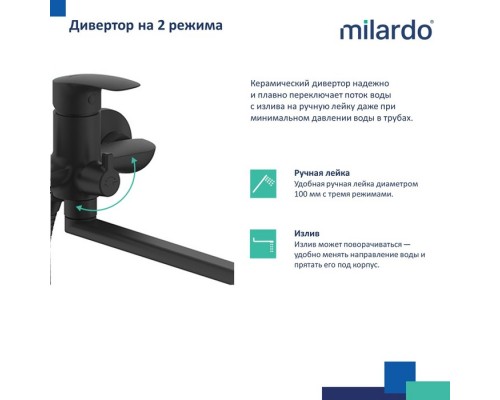Смеситель для ванны и душа (RORBL00M10) Смеситель для ванны и душа (RORBL00M10)