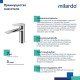 Смеситель для умывальника Milardo Azure глянцевый хром (AZUSB00M01)