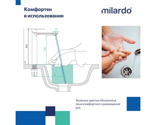 Смеситель для настольного умывальника Milardo Maze чёрный матовый (MAZBL01M01) Смеситель для настольного умывальника Milardo Maze чёрный матовый (MAZBL01M01)