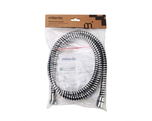 Шланг для душа Milardo Ideal Spa ПВХ, 1,6 м, 180 (180P160M19)