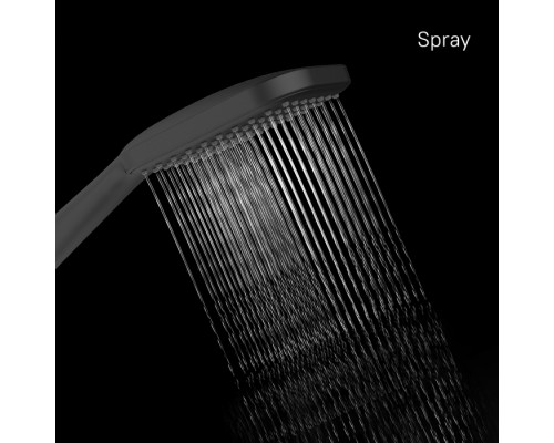 Лейка для душа Milardo черная матовая 1F Ideal Spa (ILS1FBSM18) Лейка для душа Milardo черная матовая 1F Ideal Spa (ILS1FBSM18)