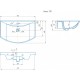 УМЫВАЛЬНИК RUNO мебельный Kirovit Стиль 75 (УТ000001575)