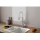 Смеситель для кухонной мойки с гибким изливом RUSH (MS9035-35White)