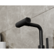 Смеситель для кухни с поворотной лейкой RUSH Tinos (TI3732-17Black)
