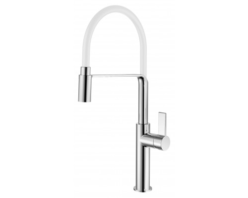 Смеситель для кухонной мойки с гибким изливом RUSH (MS9035-35White) Смеситель для кухонной мойки с гибким изливом RUSH (MS9035-35White)
