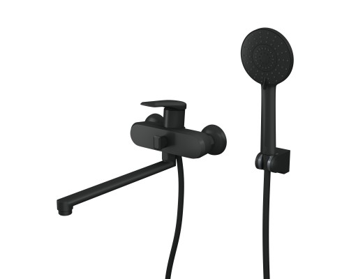 Смеситель для ванны с длинным поворотным изливом RUSH Nevis (NE1735-51Black) Смеситель для ванны с длинным поворотным изливом RUSH Nevis (NE1735-51Black)