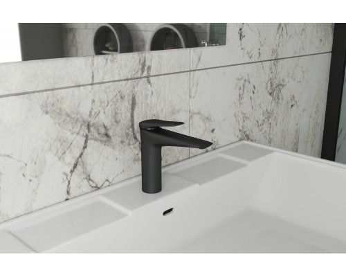 Смеситель для умывальника,черный RUSH Nevis (NE1735-12black) Смеситель для умывальника,черный RUSH Nevis (NE1735-12black)