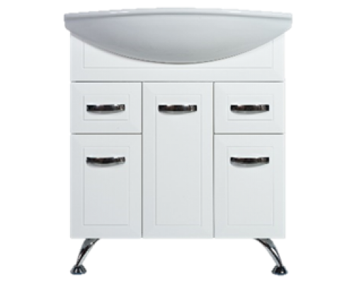Тумба RUSH напольная FIJI 75 Белый глянец (д/раковины Style 75) (FIS18175W) Тумба RUSH напольная FIJI 75 Белый глянец (д/раковины Style 75) (FIS18175W)