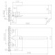 Смеситель для ванны Rossinka RS33 (RS33-32)