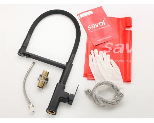 Смеситель для кухонной мойки под фильтр питьевой воды Savol (S-L1808H-01)