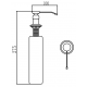 Врезной в мойку дозатор Savol (S-ZY003L)
