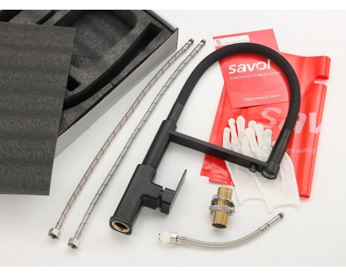 Смеситель для кухонной мойки под фильтр питьевой воды Savol (S-L1808H-01)
