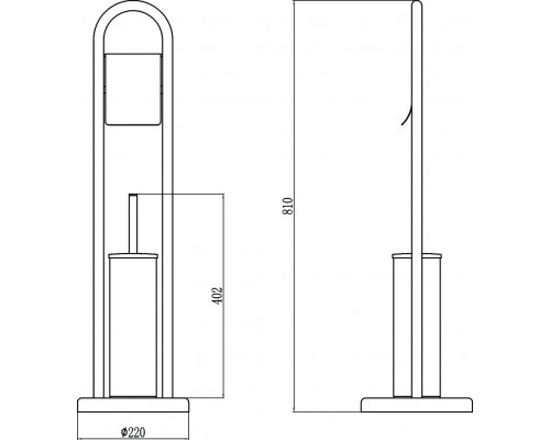 Напольная стойка Savol бронза 2 в 1 (S-C0Y708)