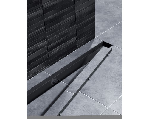 Душевой лоток TIMO Drain System 800 с двусторонней панелью "plate" под плитку, Чёрный (DS230208/03) Душевой лоток TIMO Drain System 800 с двусторонней панелью "plate" под плитку, Чёрный (DS230208/03)