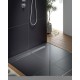 Душевой лоток TIMO Drain System 800 с вставкой "lines", Сатин (DS230108/01)