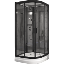 Душевая кабина Timo Premium ILMA Black 90*90*222 (ILMA909B)