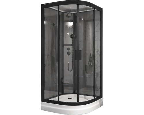 Душевая кабина Timo Premium ILMA Black 90*90*222 (ILMA909B) Душевая кабина Timo Premium ILMA Black 90*90*222 (ILMA909B)